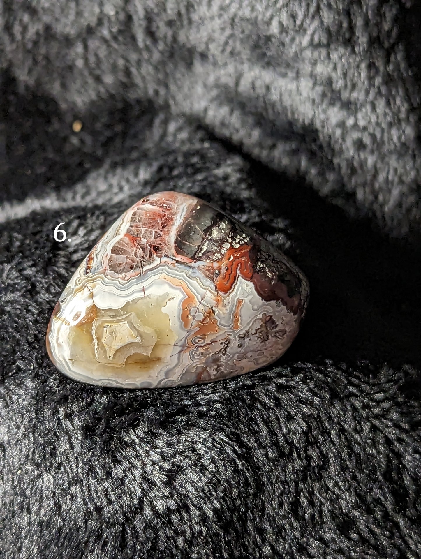 Red Crazy Lace Agate XL Tumbles