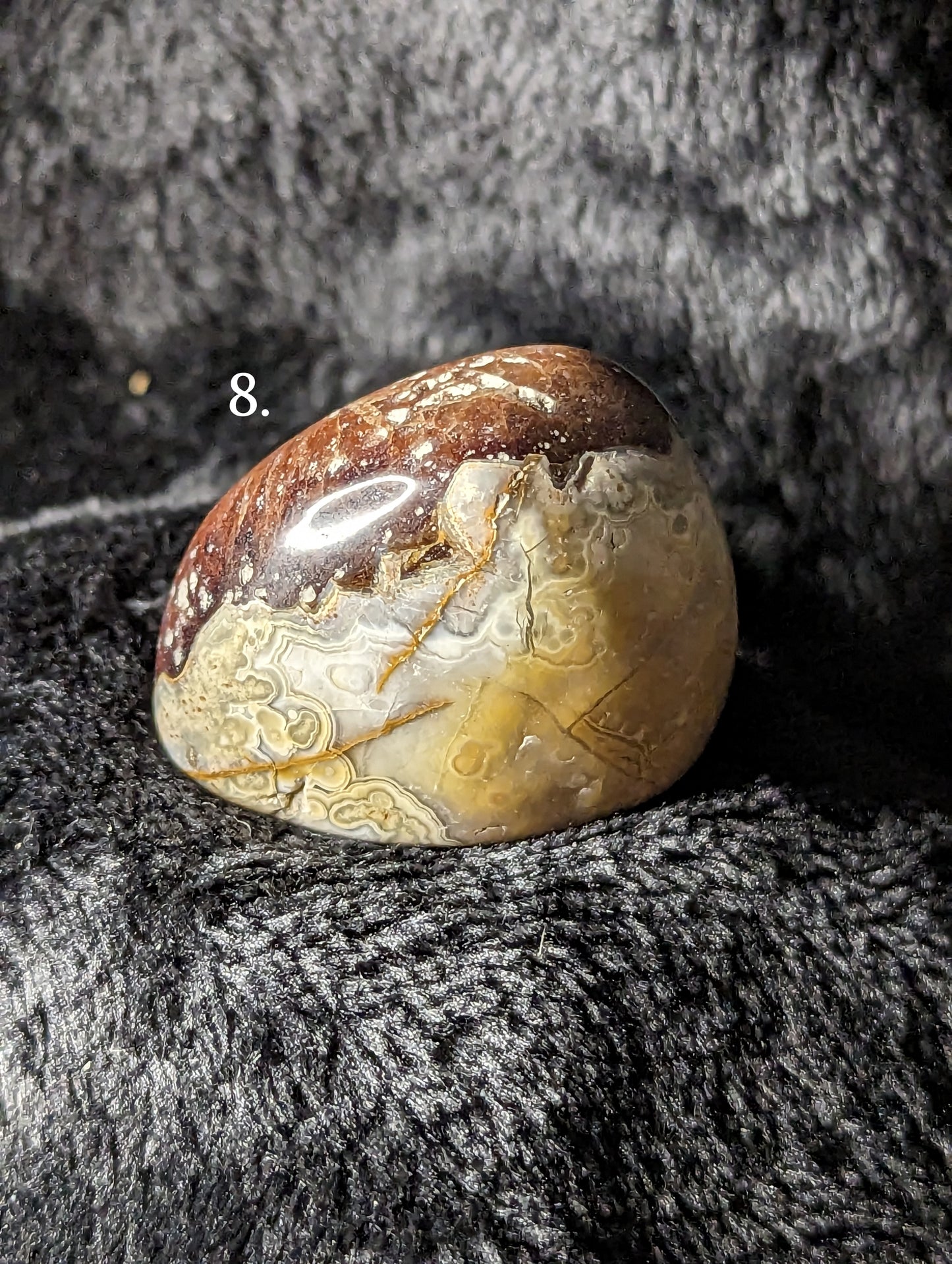 Red Crazy Lace Agate XL Tumbles
