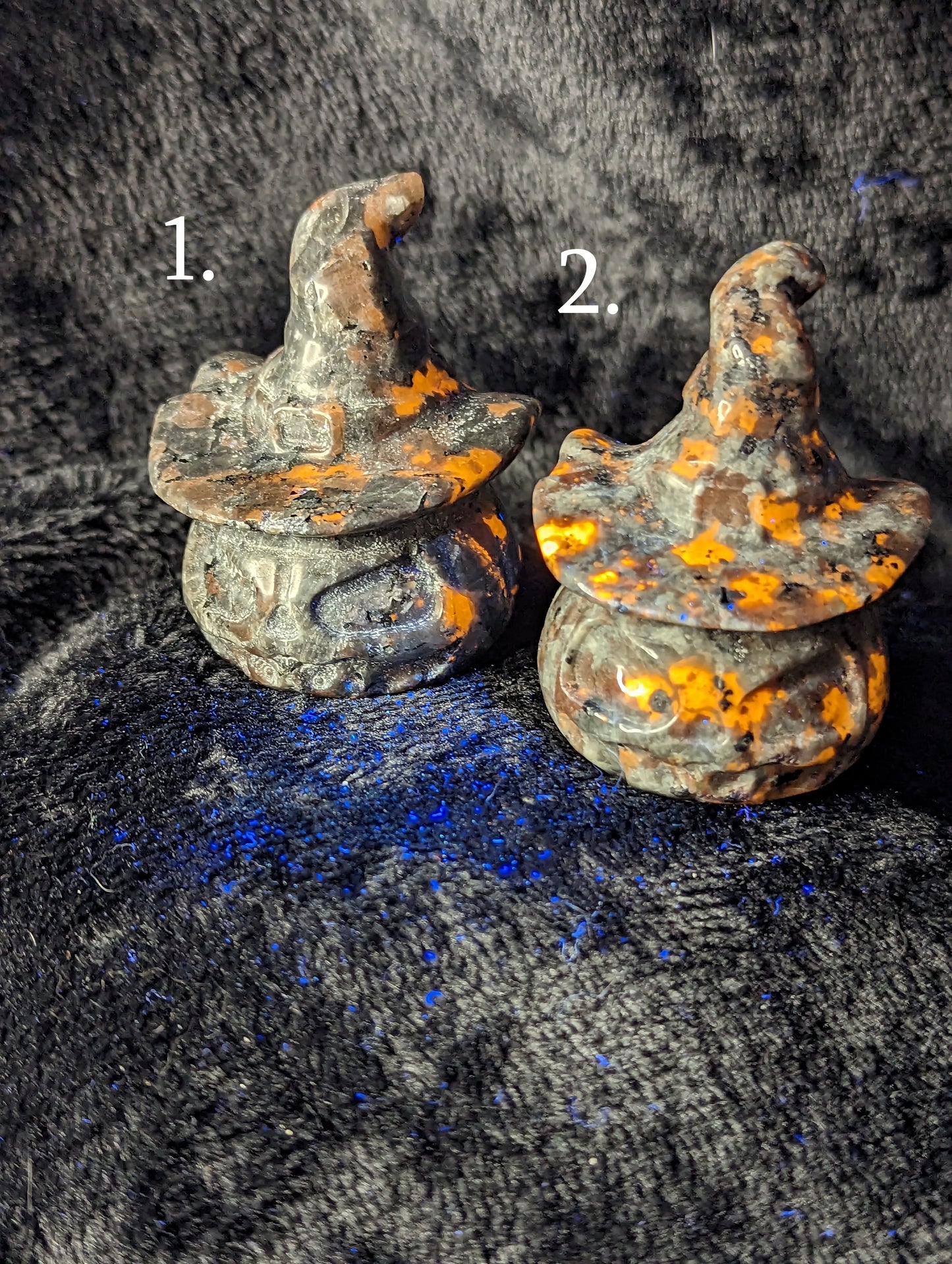 Yooperlite Witch Pumpkins