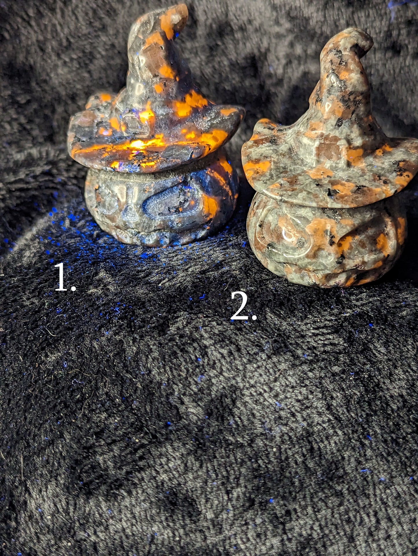 Yooperlite Witch Pumpkins