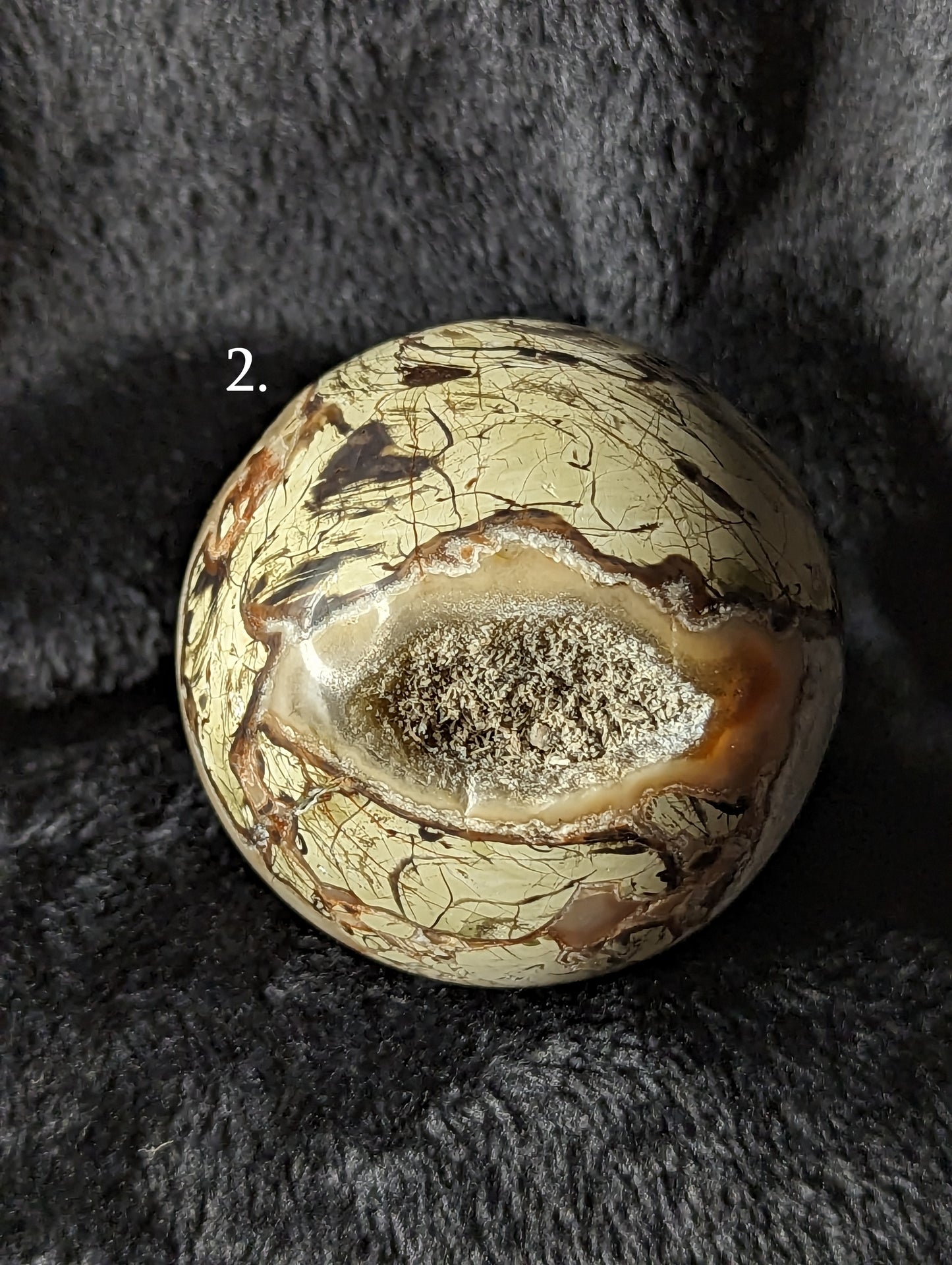 Money Agate Spheres