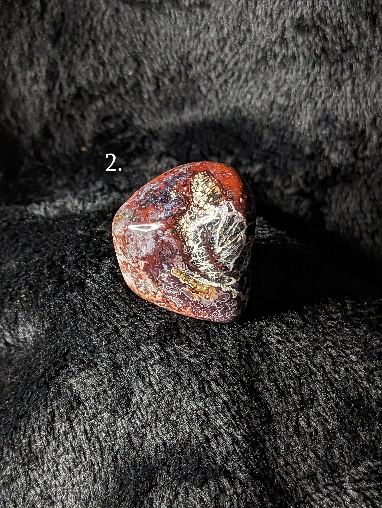 Red Crazy Lace Agate XL Tumbles