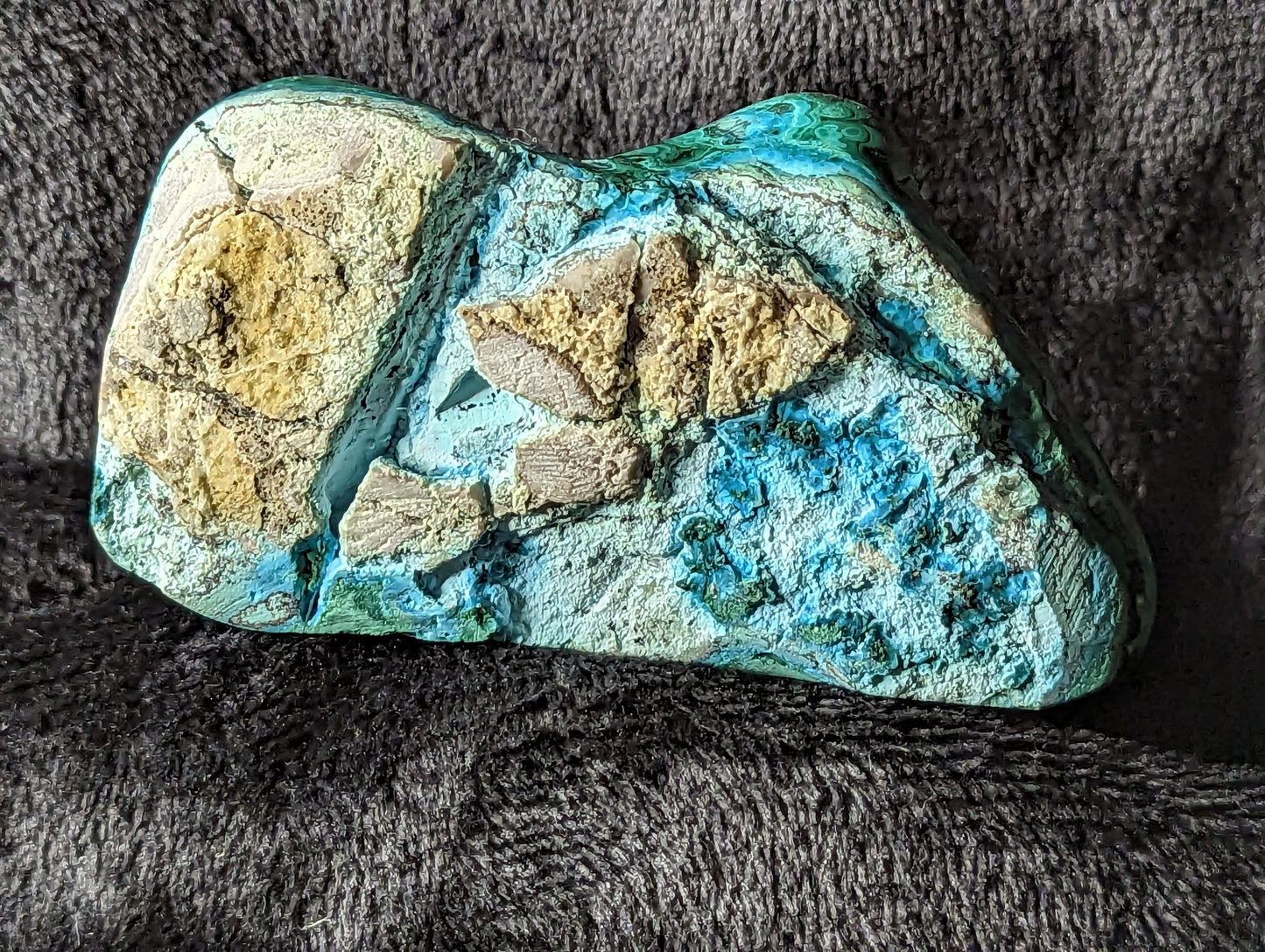 Eilatite (Malachite and Chrysocolla) Free Form