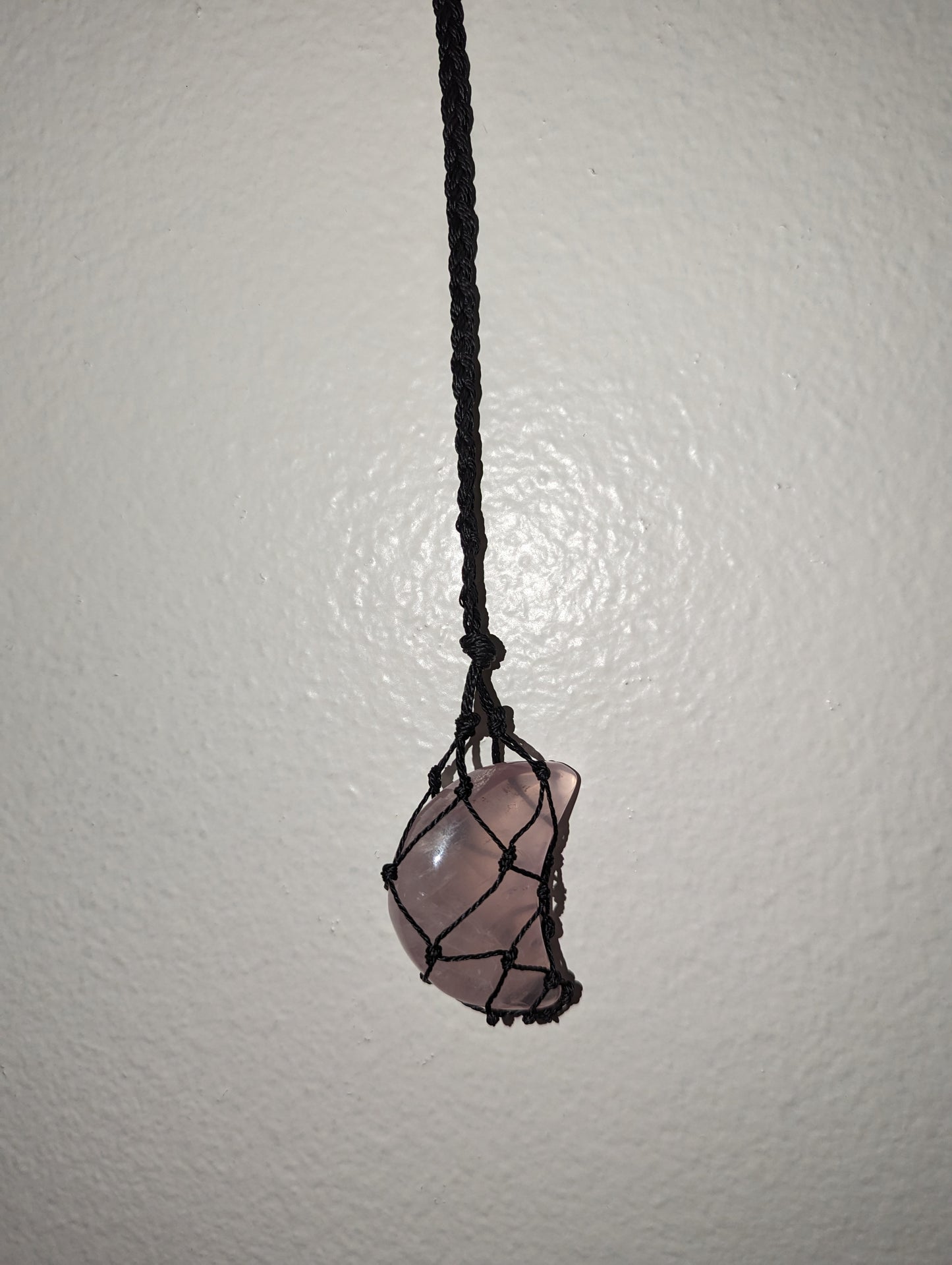 Mesh Knotted Moon Wall Hanging