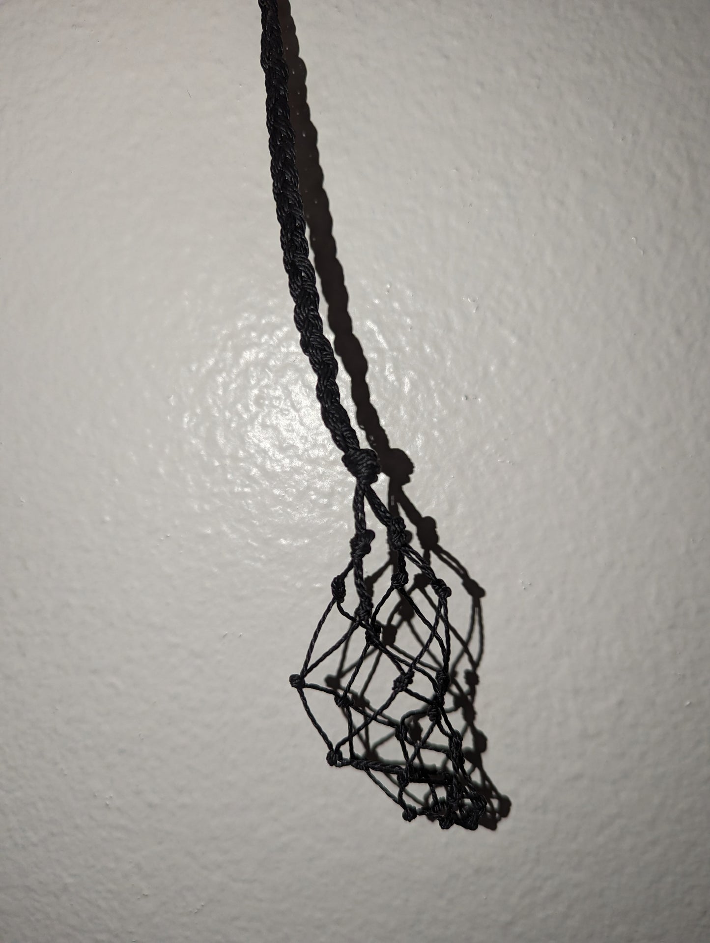 Mesh Knotted Moon Wall Hanging