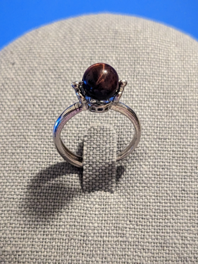 Red Tigers Eye Fidget Ring